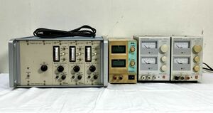 直流安定化電源 KENWOOD A&D 東京測振 PR18-1.2 AD-8724D 測定器 オーディオ機器 レコード 音響機器 プリアンプ レトロ まとめ 4台セット