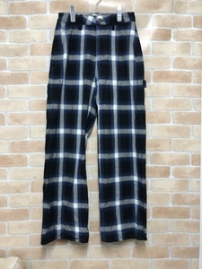 X-girl × Peels PLAID エックスガール Heavy Weight Flannel Easy Pants ネイビー S 111379190#4