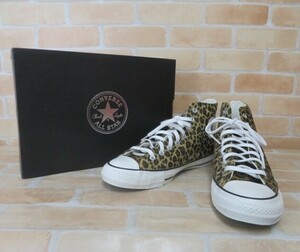 CONVERSE コンバース ALL STAR 100 LEOPARDFUR HI 1CL327 ブラウン US9.5 111383084＃4