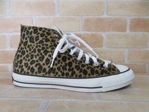 CONVERSE コンバース ALL STAR 100 LEOPARDFUR HI 1CL327 ブラウン US9.5 111383084＃4_画像3