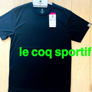 ルコック le coq sportif 半袖インナー　丸首　LLサイズ　ブラック　メンズ　1枚　シンプル　送料込み