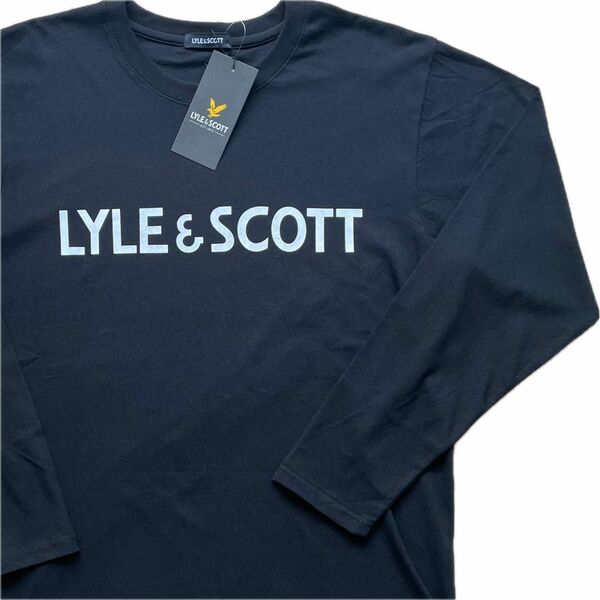 LYLE&SCOTT ライル＆スコット　ロングTシャツ　ロンT 長袖　メンズ　Lサイズ　ブラック　春物　送料込み