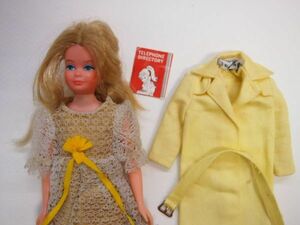 ⑫ ビンテージ スキッパー 衣装つき MATTEL社 SKIPPER マテル 着せ替え人形 バービー Barbie 当時物 現状品 HBY-D12