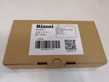 【未開封新品】Rinnai リンナイ ガス給湯器用 浴室リモコン BC-145V /品番 23-6937 オートストップ機能付き ■Ι_画像2