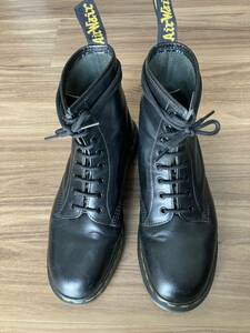 【UK8】Dr. Martens 8ホール 英国製 MADE IN ENGLAND ブラック ドクターマーチン 