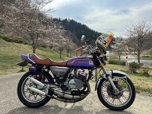 Kawasaki Mach 350SS S2 1973 Обратный автомобиль CANDES