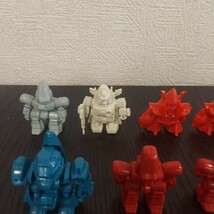 当時物 ガシャポン ガンダム ミニプラ プラモデル ミニプラモデル デフォルメ ガシャポン ガチャポン エルガイム ロボチェンマン _画像3