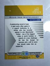 futera PLATINUM2001 WORLD STARS FIRST CLASS RUUD VAN NISTELROOY BESE CARD 34 ルート ファンニステルローイ フテラ プラチナム_画像2