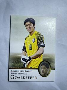 Futera UNIQUE 2013 006 鄭 成龍 JUNG SUNG-RYONG GOALKEEPER カード サッカー 韓国　川崎フロンターレ