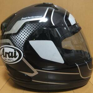 中古 Arai アライ アストロIQ キャラクター 黒 ASTRO-IQ CHARACTER サイズL(59・60) フルフェイスヘルメットの画像3