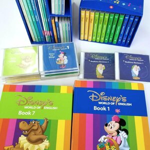 [ включая доставку ] Disney английский язык система обучающий материал * игрушка Disney's World of Einglish CD DVDкнига@ стикер карта наклейка и т.п. /n471957