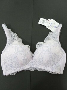 【送料込】 新品タグ付き！Wacoal ワコール ブラジャー パープル 紫 重力に負けないバストケアBra ノンワイヤーブラ BRA184 sizeD70/958042