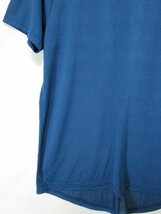 【送料込】adidas　アディダス　Tシャツ　吸汗速乾インナーシャツ【メンズ】ブルー　Mサイズ/n958357_画像3