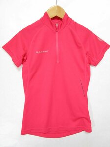 【送料込】MAMMUT　マムート　MTR141 Zip-T Tシャツ　ピンク　Sサイズ/n958365