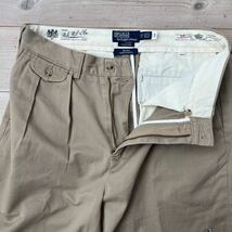 ビームス別注 ラルフローレン 2タック チノパンツ ビッグチノ 29 POLO RALPH LAUREN for BEAMS Cotton Twill 2Pleat BIG Chino プリーツ_画像4