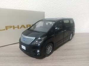 1/30 トヨタ アルファード 20後期型 カラーサンプルミニカー ブラック 非売品 箱付き