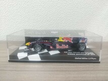 ミニチャンプス 1/43 レッドブル・ルノー RB6 S・ベッテル 2010 ブラジルGP Winner_画像4