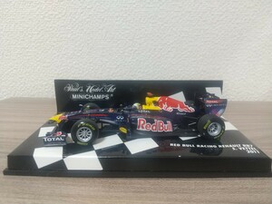 ミニチャンプス 1/43 レッドブル・ルノー RB7 S・ベッテル 2011