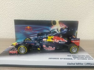 ミニチャンプス 1/43 ユーロスポーツ別注 レッドブル・ルノー RB8 S・ベッテル 2012 日本GP Winner