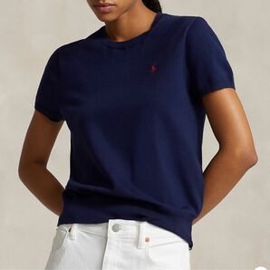 新品正規品　POLO RALPH LAUREN ポロ ラルフ ローレンコットンブレンド　ショートスリーブ　セーター