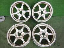 ★SSR TYPE-C 鍛造 超軽い★16×7JJ OFF:+48 PCD100-5H ハブ径；67mm 傷、汚れ、錆、塗装がれ等あり 4本 MADE IN JAPAN_画像1