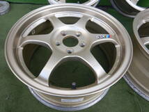 ★SSR TYPE-C 鍛造 超軽い★16×7JJ OFF:+48 PCD100-5H ハブ径；67mm 傷、汚れ、錆、塗装がれ等あり 4本 MADE IN JAPAN_画像2