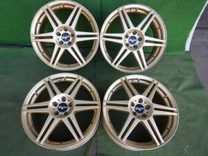 ★RALLY SPARCO TARMAC★17×7JJ OFF:+48 PCD100-5H ハブ径；73.5mm 傷、汚れ、塗装がれ等あり 4本 MADE IN JAPAN