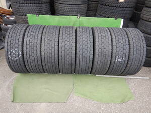 ★TOYO NANOENERGY M676 ミックス★245/70R19.5 136/134J 残り溝:6.4～7.6mm 傷、汚れ、片べり等あり 2020年製 8本 MADE IN JAPAN