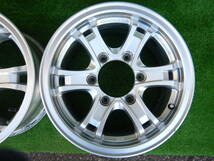 ★Weds KEELer NISSANキャラバン用★15×6.5JJ OFF:+44 PCD139.7-6H ハブ径；110mm 傷、汚れ、錆、塗装がれ等あり 4本 MADE IN TAIWAN_画像3