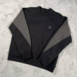 1円　極美品　MONCLER モンクレール　マグリア　スウェット　黒　Mサイズ　黒タグ　バッグロゴ　