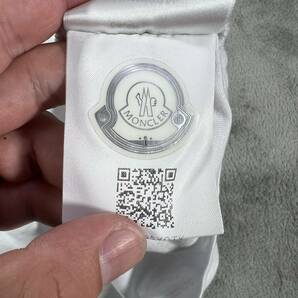 1円 極美品 MONCLER モンクレール マグリア 長袖 Tシャツ ロンT Sサイズ ビッグロゴ の画像3