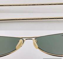 QA45 レイバン ティアドロップ RB-3025 イタリア製　AVIATOR G-15 付属品完備　RayBan サングラス ゴールド アイウェア _画像7