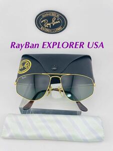 QA38 レイバン EXPLORER small ボシュロム ビンテージ　サングラス B&L Ray-Ban USA G-15ダークグリーン