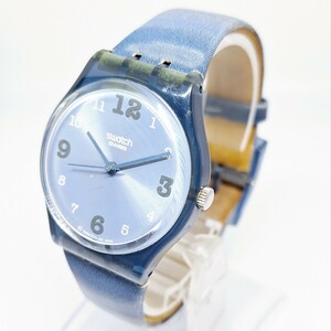 64 Swatch スウォッチ SEABED AG2002 メンズ腕時計 腕時計 時計 裏スケ 3針 GN211 クォーツ クオーツ ラウンド 3針 ブルー ウォッチ WKH