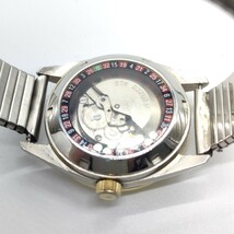 ★稼働品★ 120 TRICOLOR メンズ 腕時計 時計 トリコロール ST6 23ZUAN 自動巻き AUTOMATIC ゴールド WINDING 3針 アナログ カレンダー SCH_画像7