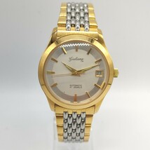 ★稼働品★ 122 giuliano メンズ 腕時計 時計 ジュリアーノ ST6 23ZUAN AUTOMATIC 自動巻き 3針 アナログ カレンダー 21石 SWISS SCH _画像2