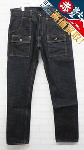 3P5585/未使用品 ONI DENIM 20oz ヘビーオンス デニムブッシュパンツ ONI-107ZR 鬼デニム