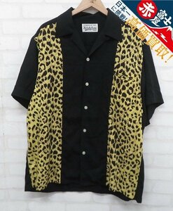 8T0434/WACKO MARIA TWO-TONE 50*S SHIRT Wacko Maria two tone rayon shirt 