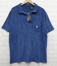 8T0762/未使用品 Ralph Lauren カスタムスリムフィットテリーポロシャツ ラルフローレン_画像2