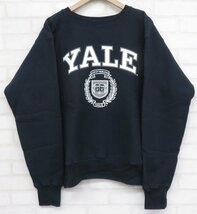 8T0062/チャンピオン C5-U001 YALE リバースウィーブスウェット Champion_画像2