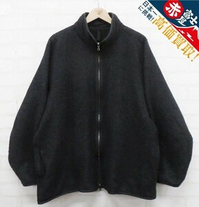 3J3960/blurhms Cotton Silk Fleece ZIP Jacket BHS22F025 ブラームス コットンシルクフリースジップジャケット