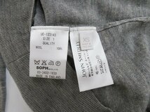 8T0226【クリックポスト対応】uniform experiment×JOHN SMEDLEY クルーネックニット ユニフォームエクスペリメント ジョンスメドレー_画像4