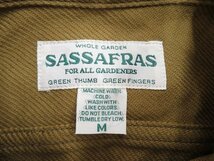 8T0787/未使用品 SASSAFRAS Botanical Scout Shirt SF-221957 ササフラス ボタニカルスカウトシャツ_画像4