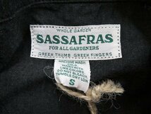 8T0712/未使用品 SASSAFRAS Gardeners Half 6oz Chambray SF-221955 ササフラス ガーデナーズハーフ シャツ_画像4