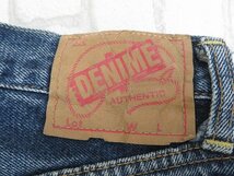 3P6138/ドゥニーム XXタイプ ユーズド加工デニムパンツ 紙パッチ オリゾンティタグ DENIME_画像4