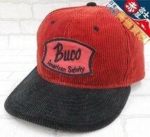 1H6920/リアルマッコイズ BUCO STRAP-BACK CAP コーデュロイキャップ BA23102 THE REALMcCOY'S_画像1