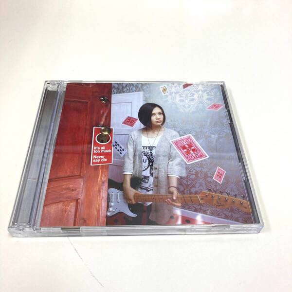 CD C-2616 YUI It’s too much/Never say die 初回生産限定盤 DVD