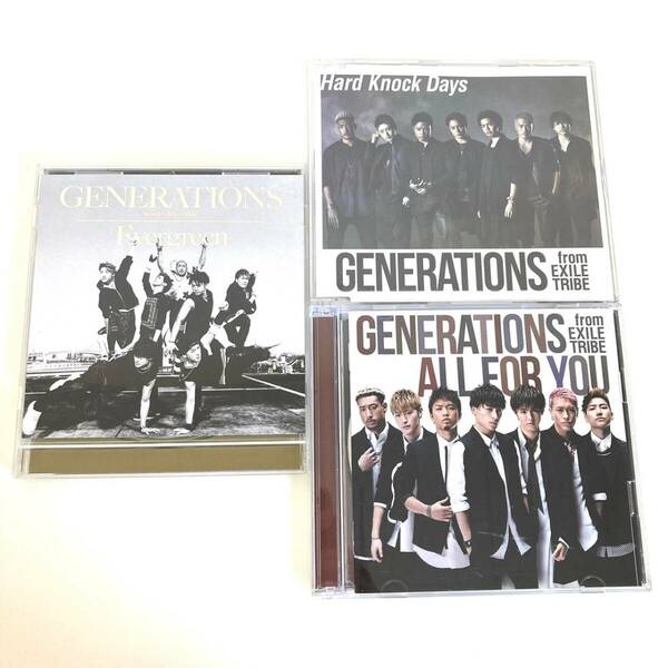 CD　1631　GENERATIONS　3枚セット　まとめ売り　セット商品　EXILE　エグザイル