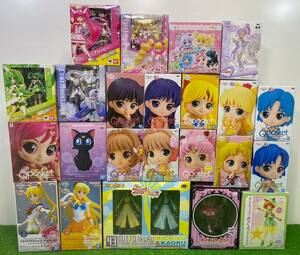 □11-140 美少女戦士 フィギュア 大量 まとめ Figures Qposket 劇場版 セーラームーン カーキャプ プリキュア マーキュリー マーズ さくら