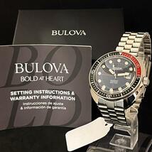 【BULOVA】オーシャノグラファー デビルダイバー/展示品/ブローバ/メンズ腕時計/男性用/プレゼントに/自動巻式/シルバー.ブラック色_画像10